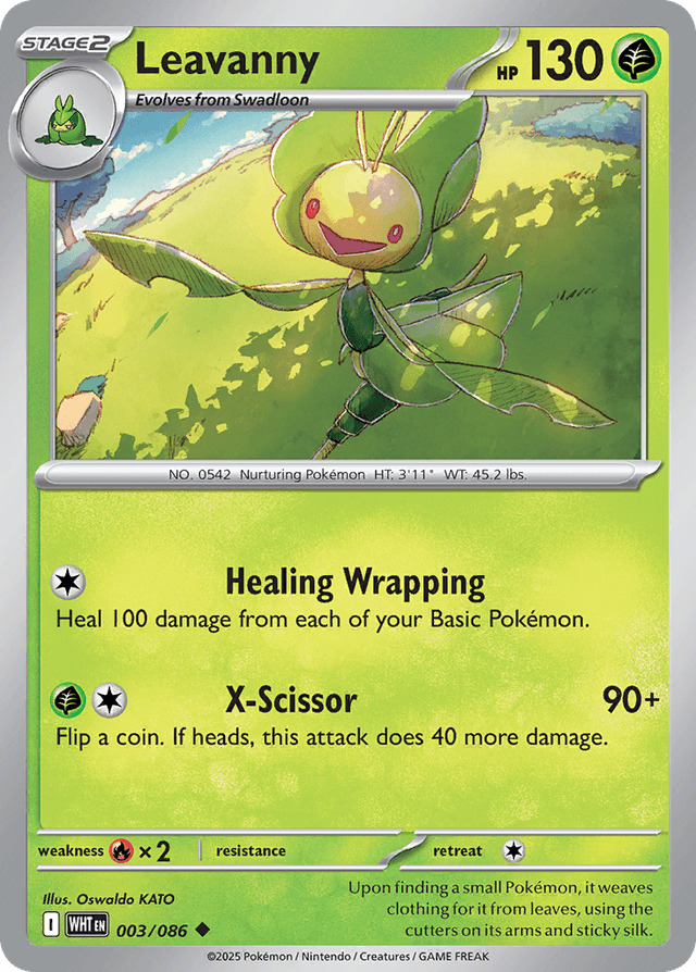 Carta Leavanny 3/86 do set White Flare — Pokémon TCG | Bynx