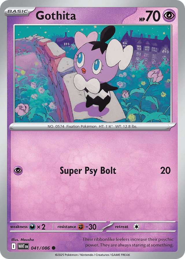 Carta Gothita 41/86 do set White Flare — Pokémon TCG | Bynx
