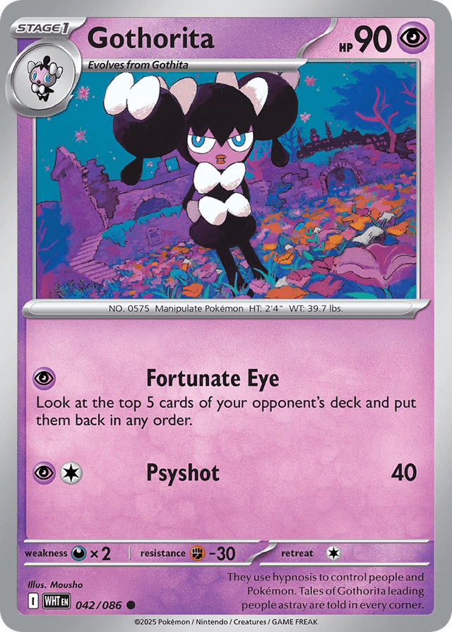 Carta Gothorita 42/86 do set White Flare — Pokémon TCG | Bynx