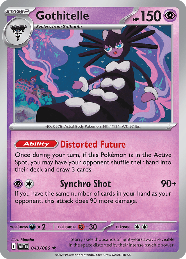 Carta Gothitelle 43/86 do set White Flare — Pokémon TCG | Bynx
