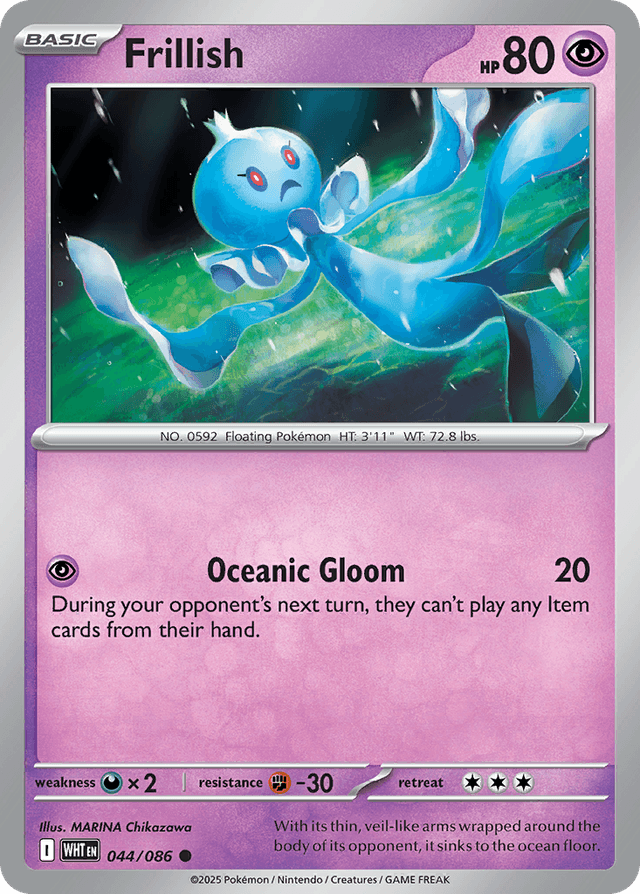 Carta Frillish 44/86 do set White Flare — Pokémon TCG | Bynx