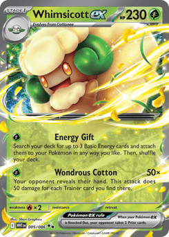 Whimsicott ex 5 — White Flare