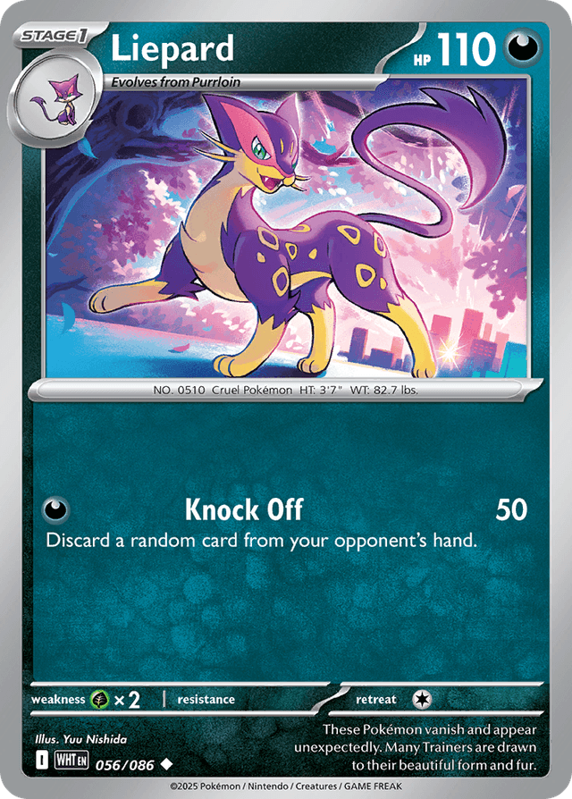 Carta Liepard 56/86 do set White Flare — Pokémon TCG | Bynx