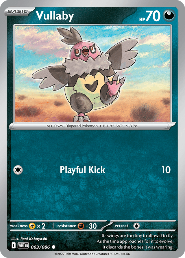 Carta Vullaby 63/86 do set White Flare — Pokémon TCG | Bynx