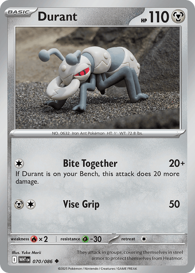 Carta Durant 70/86 do set White Flare — Pokémon TCG | Bynx