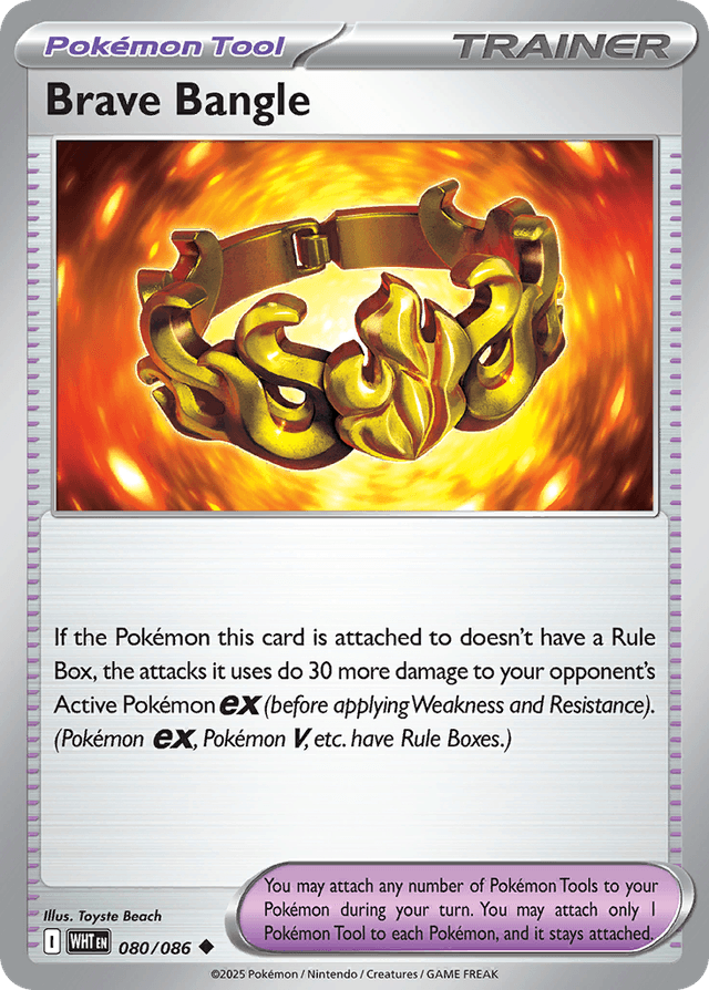Carta Brave Bangle 80/86 do set White Flare — Pokémon TCG | Bynx