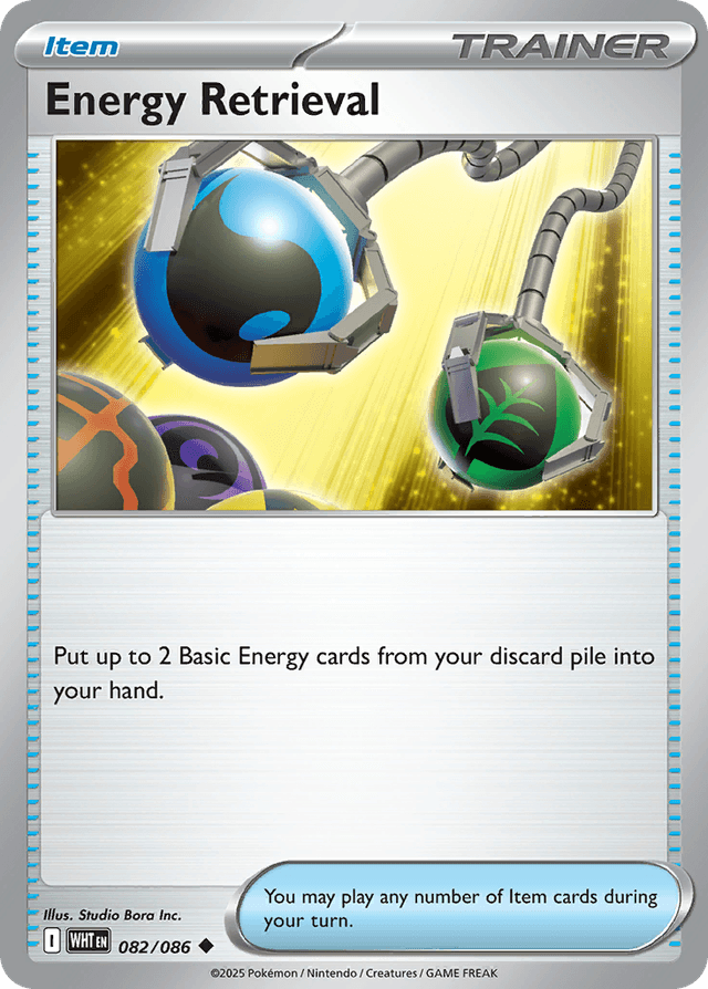 Carta Energy Retrieval 82/86 do set White Flare — Pokémon TCG | Bynx