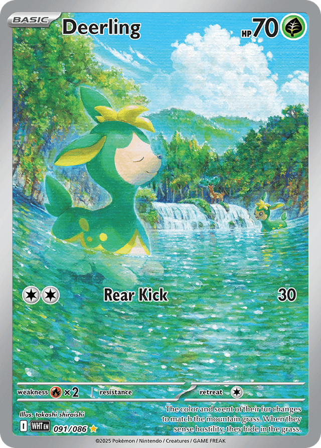 Carta Deerling 91/86 do set White Flare — Pokémon TCG | Bynx