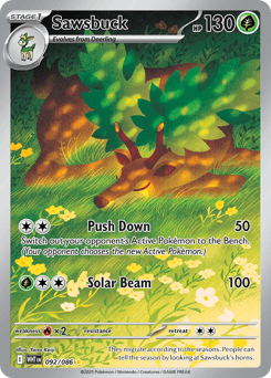 Carta Sawsbuck 92 do set White Flare — Pokémon TCG | Bynx