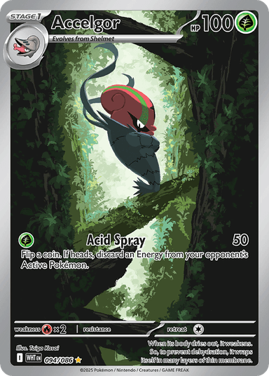Carta Accelgor 94/86 do set White Flare — Pokémon TCG | Bynx