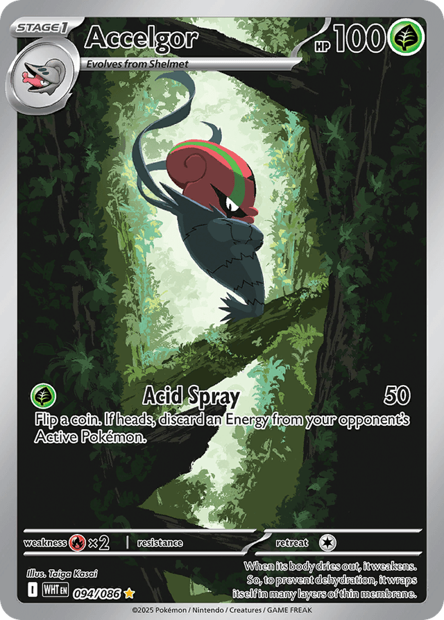 Carta Accelgor 94/86 do set White Flare — Pokémon TCG | Bynx