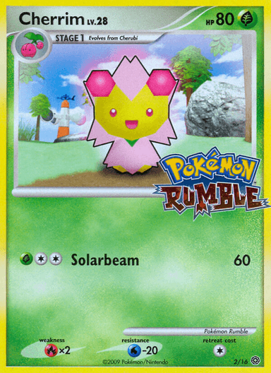 Carta Cherrim 2/16 do set Pokémon Rumble — Pokémon TCG | Bynx