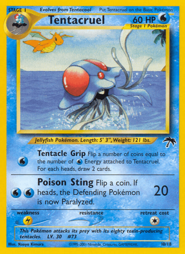 Carta Tentacruel 10/18 do set Southern Islands — Pokémon TCG | Bynx