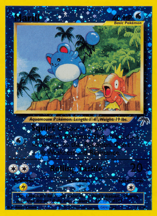 Carta Marill 11/18 do set Southern Islands — Pokémon TCG | Bynx