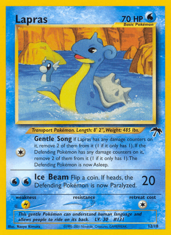 Carta Lapras 12/18 do set Southern Islands — Pokémon TCG | Bynx
