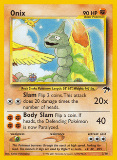Carta Onix 3 do set Southern Islands — Pokémon TCG | Bynx