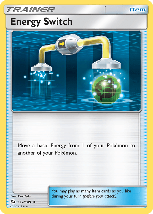 Carta Energy Switch 117/149 do set Sun & Moon — Pokémon TCG | Bynx