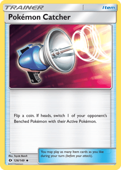 Pokémon Catcher 126/149 — Sol e Lua