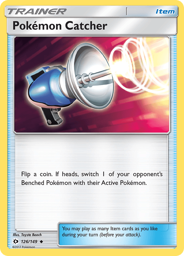Carta Pokémon Catcher 126/149 do set Sun & Moon — Pokémon TCG | Bynx