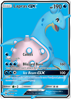 Lapras-GX 139 — Sun & Moon