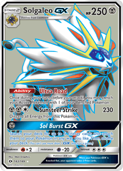 Solgaleo-GX 143 — Sun & Moon