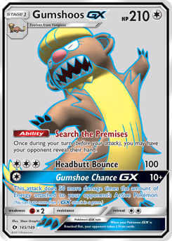 Gumshoos-GX 145 — Sun & Moon