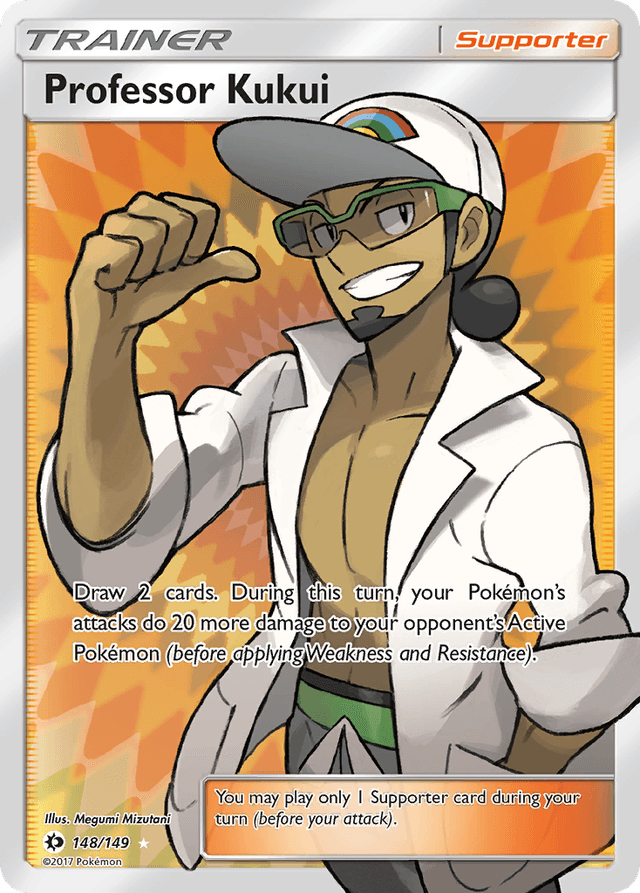 Carta Professor Kukui 148/149 do set Sun & Moon — Pokémon TCG | Bynx