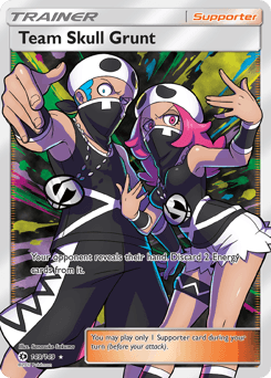 Team Skull Grunt 149/149 — Sol e Lua