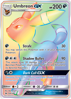 Umbreon-GX 154 — Sun & Moon