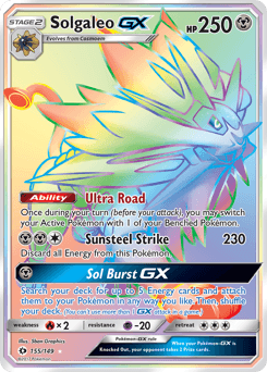 Solgaleo-GX 155 — Sun & Moon