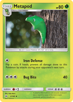Metapod 2/149 — Sol e Lua