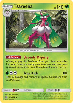 Tsareena 20 — Sun & Moon
