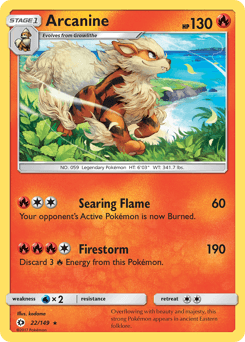 Arcanine 22 — Sun & Moon