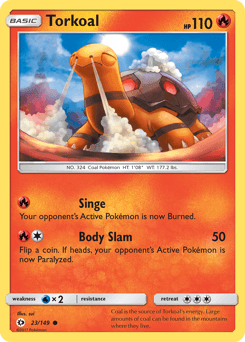 Torkoal 23 — Sun & Moon