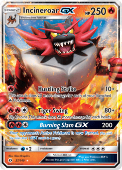 Incineroar-GX 27 — Sun & Moon
