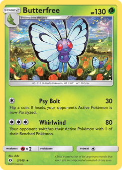 Butterfree 3 — Sun & Moon