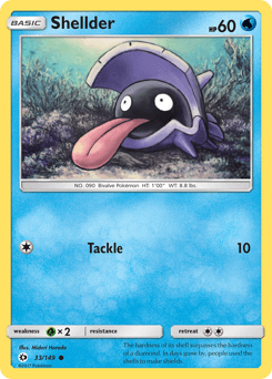 Shellder 33 — Sun & Moon