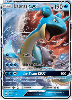 Lapras-GX 35 — Sun & Moon