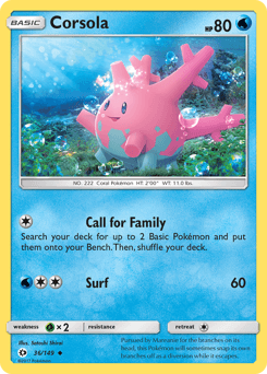 Corsola 36 — Sun & Moon