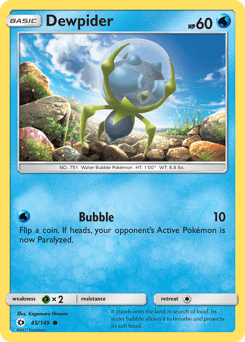 Dewpider 45/149 — Sol e Lua