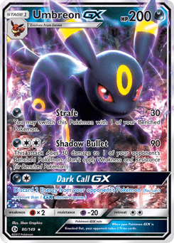 Umbreon-GX 80 — Sun & Moon