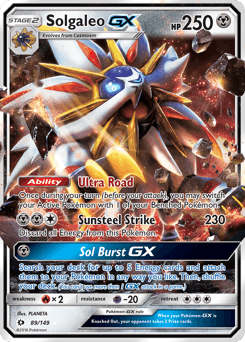 Solgaleo-GX 89 — Sun & Moon