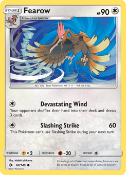 Fearow 98/149 — Sol e Lua