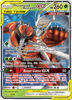 Pheromosa & Buzzwole-GX 1/214 — Elos Inquebráveis