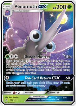 Venomoth-GX 12/214 — Elos Inquebráveis