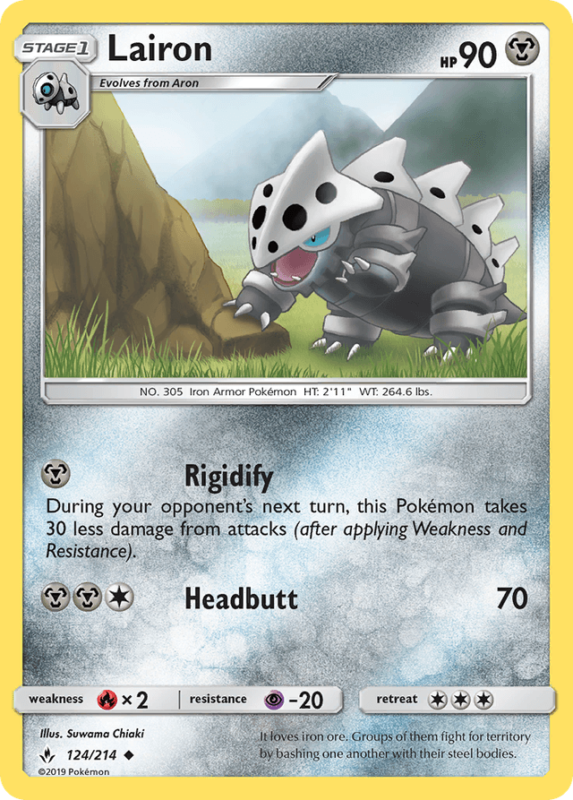 Carta Lairon 124/214 do set Unbroken Bonds — Pokémon TCG | Bynx