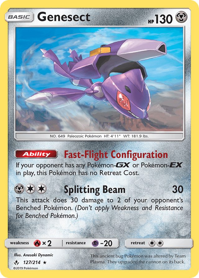 Carta Genesect 127/214 do set Unbroken Bonds — Pokémon TCG | Bynx