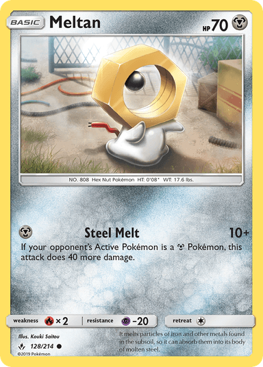 Carta Meltan 128/214 do set Unbroken Bonds — Pokémon TCG | Bynx