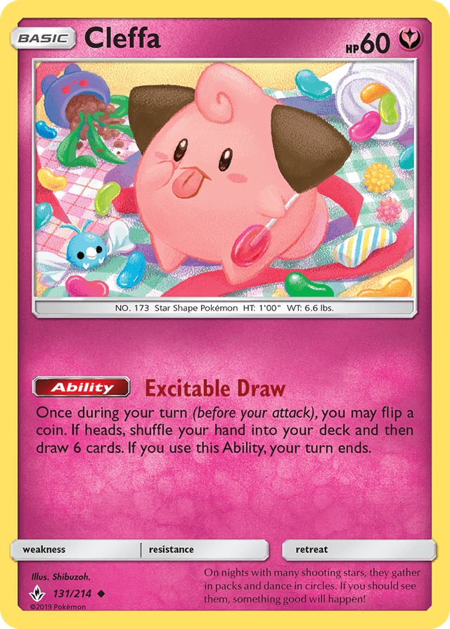 Carta Cleffa 131/214 do set Unbroken Bonds — Pokémon TCG | Bynx