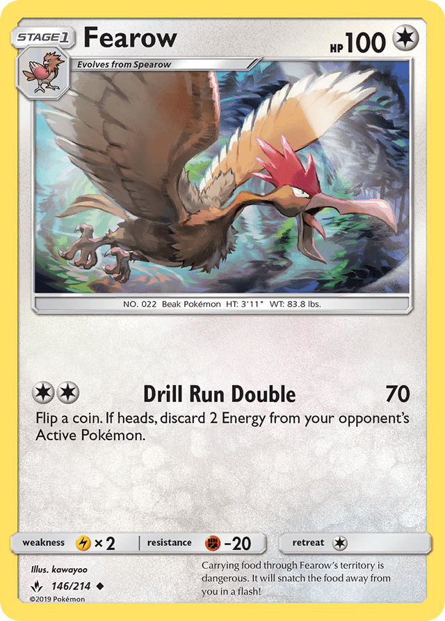 Carta Fearow 146/214 do set Unbroken Bonds — Pokémon TCG | Bynx